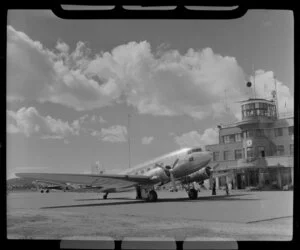 A plane at Archerfield Airport, Brisbane, Queensland, Australia