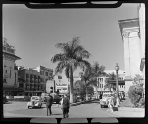 King George Square, Brisbane, Australia, including Albert Hotel