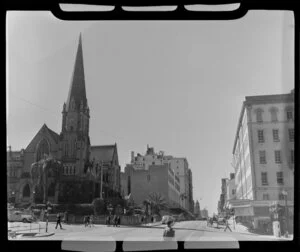 Intersection of Albert st and Ann St, Brisbane, Queensland, Australia, including Albert St Wesleyan Church