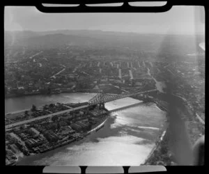 Brisbane, Queensland, Australia, including Story Bridge and Brisbane River