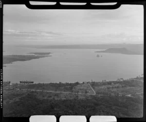 Simpson Harbour with Mt Rakaia (Vulcan) on the right, Rabaul, Papua New Guinea