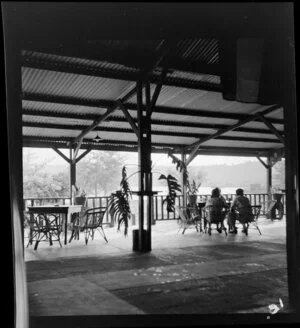 Hotel verandah, Rabaul, New Britain, Papua New Guinea