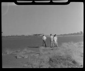 Qantas Lockheed Constellation aircraft VH-EAD, Charles Kingsford Smith, Darwin, Australia