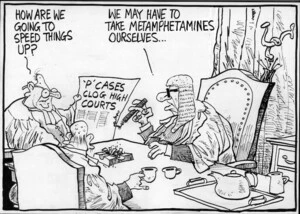 'P' cases clog High Courts. "How are we going to speed things up?" "We may have to take amphetamines ourselves." 21 February, 2007