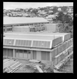 Building construction at Samuel Marsden Collegiate School, Karori, Wellington