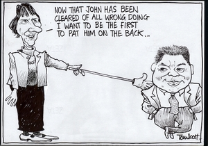 Scott, Thomas, 1947-:Now that John has been cleared of all wrong doing I want to be the first to pat him on the back...' Dominion Post, 17 March 2005.