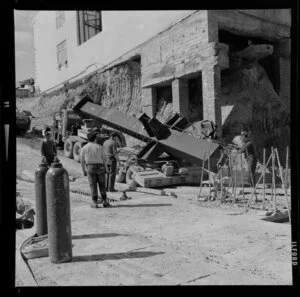 Construction site, Reserve Bank, Wellington