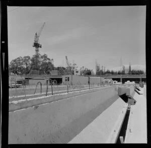 Construction site at Massey University, Palmerston North