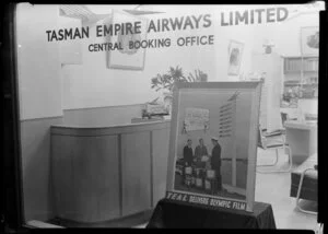 Tasman Empire Airways Ltd, Central Booking Office, Auckland