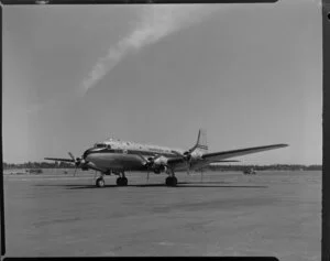 Transocean Air Lines, DC-6, Whenuapai, Auckland