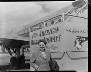 Pan American World Airways, passenger, Ms Lizzie Rudd, Auckland