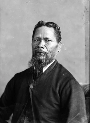 Unidentified Maori man, Hawkes Bay district