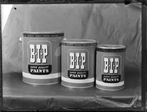 British Imperial Paints Limited Auckland, paint tins
