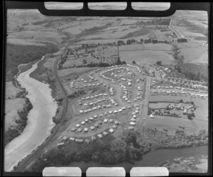 Meadowbank housing with Purewa Cemetery in the background, Auckland