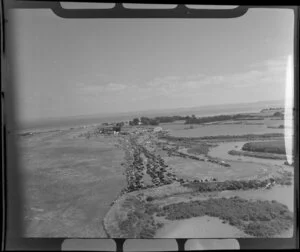 Royal New Zealand Air Command RAC Pageant at Mangere, aerial view of the crowd