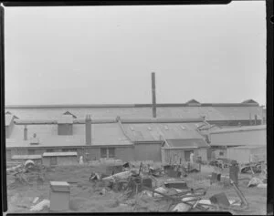 Part two of a two-part panorama of Hellaby's Ltd, Westfield, South Auckland