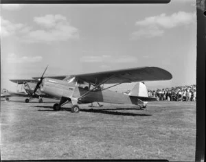 Royal New Zealand Air Command RAC Pageant at Mangere, Eric Gray's Auster aircraft Hokianga