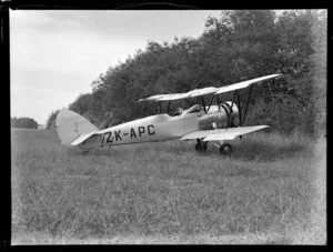 Royal Air Command RAC pageant at Mangere, showing J Frogley's Avro Tutor from Hawkes Bay ZK-APC