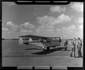 Aircraft Chrislea Ace ZK-ASJ at Mangere airfield