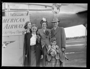 Pan American Airways passengers, Mr Ralph Johnson and family