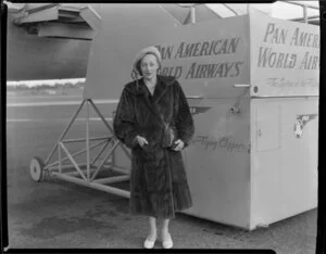 Hazel Carswell, passenger on Pan American World Airways aircraft