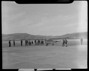 Chrislea Ace aircraft on the ground, Southland