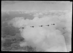 Auckland General Reconnaisance Squadron, RNZAF, Hobsonville, in flight