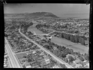 De Havilland Dragon flying over Gisborne, Royal New Zealand Air Force air sales