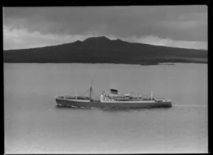 The ship Port Auckland on Waitemata Harbour, Auckland