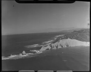 Coastal view of Cape Kidnappers, Hastings District