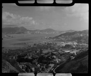 View of Hong Kong city and harbour