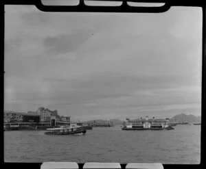 River ferries in Kowloon Harbour, Hong Kong