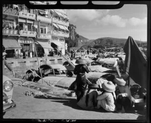 Waterfront street scene, Hong Kong