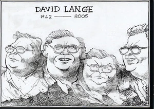 David Lange, 1942-2005. 15 August 2005.