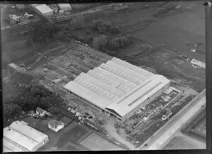 Alex Harvey Industries factory under construction, Panmure, Auckland City