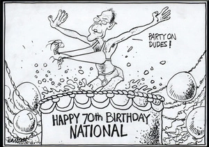 HAPPY 70TH BIRTHDAY, NATIONAL. "Party on dudes!" 12 May, 2006.