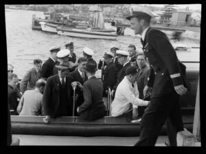 Courtesy trip on the Tasman Empire Airways Ltd Short Solent flying boat in Sydney