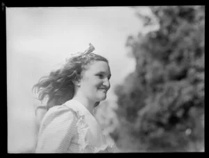 Unidentified girl, Norfolk Island