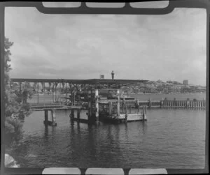Pier for the passengers arriving and departing on the seaplanes, Rose Bay, Sydney