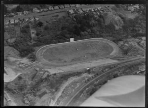 Speedway track, [Newmarket Park, Sarawia St], Auckland