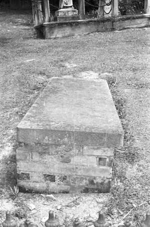 The grave of Annie Julia Anderson, plot 55.P, Sydney Street Cemetery.