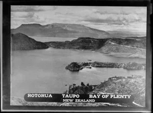 Aerial view of Lake Okareka, Rotorua