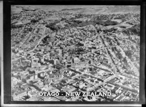 Aerial view of [Dunedin?], Otago