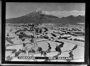 Aerial view of Mt Egmont, Taranaki