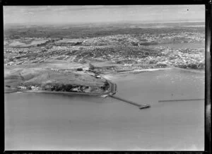 Sewage outlets at Okahu Bay, Orakei, Auckland