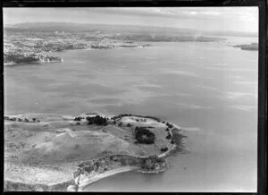 Brown's Island, looking toward the city, Auckland