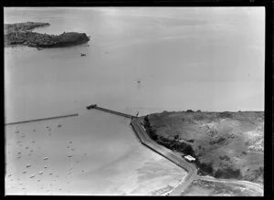 Pumping station and sewage outlets, Okahu Bay, Orakei, Auckland
