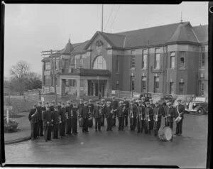 Salvation Army, band, entrance, The Princess Mary Hospital For Children, Auckland