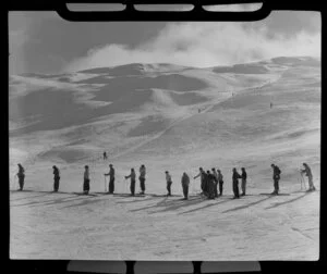 Skiing on Coronet Peak, Otago