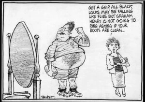 "Get a grip. All Black locks may be falling like flies but Graham Henry is not going to ring asking if your boots are clean..." 12 June, 2007